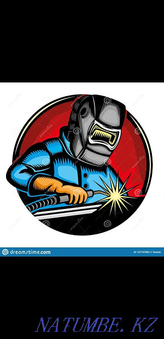 Welding work on the road, argon, semiautomatic device, electrode, plasma cutter Karagandy - photo 2