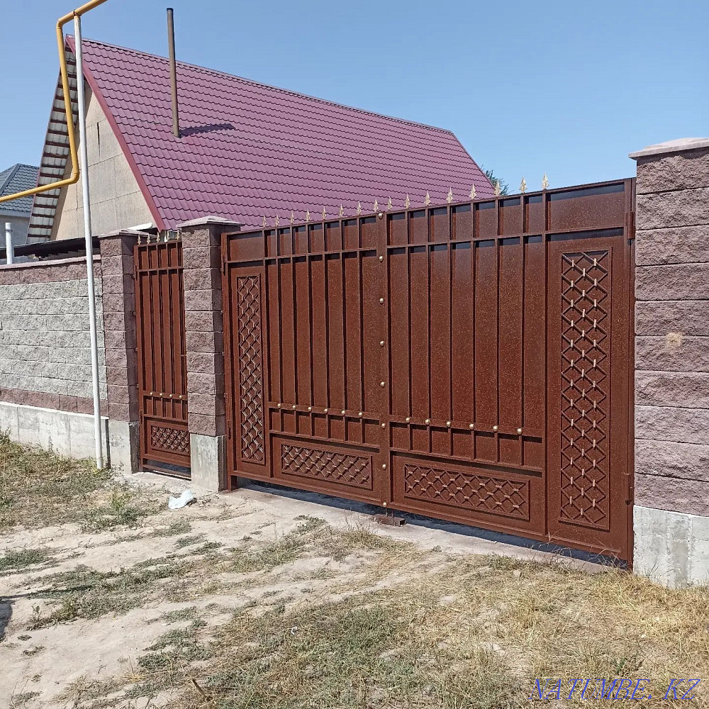 Gates. Varota of Almaty. ?a?pa. Gate. Gate on installment Almaty  - photo 1