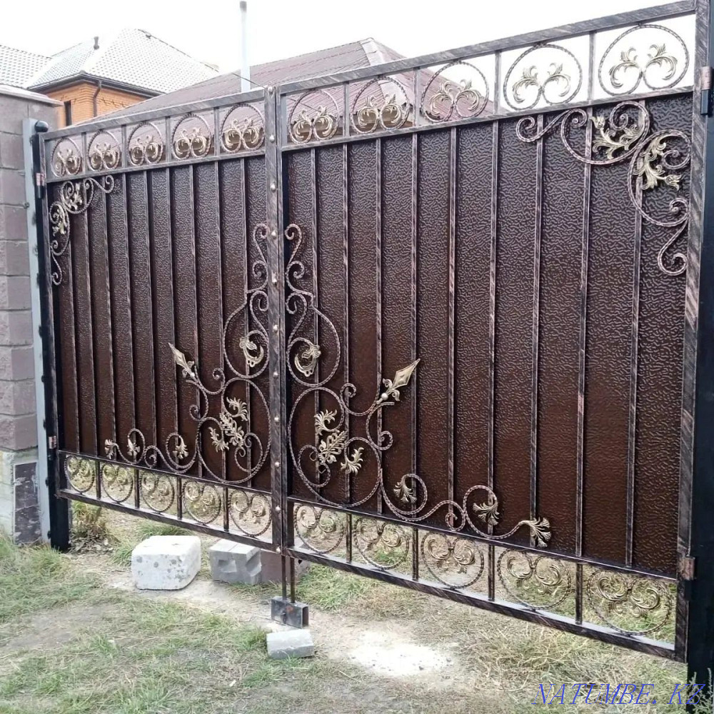 Gates. Varota of Almaty. ?a?pa. Gate. Gate on installment Almaty  - photo 2