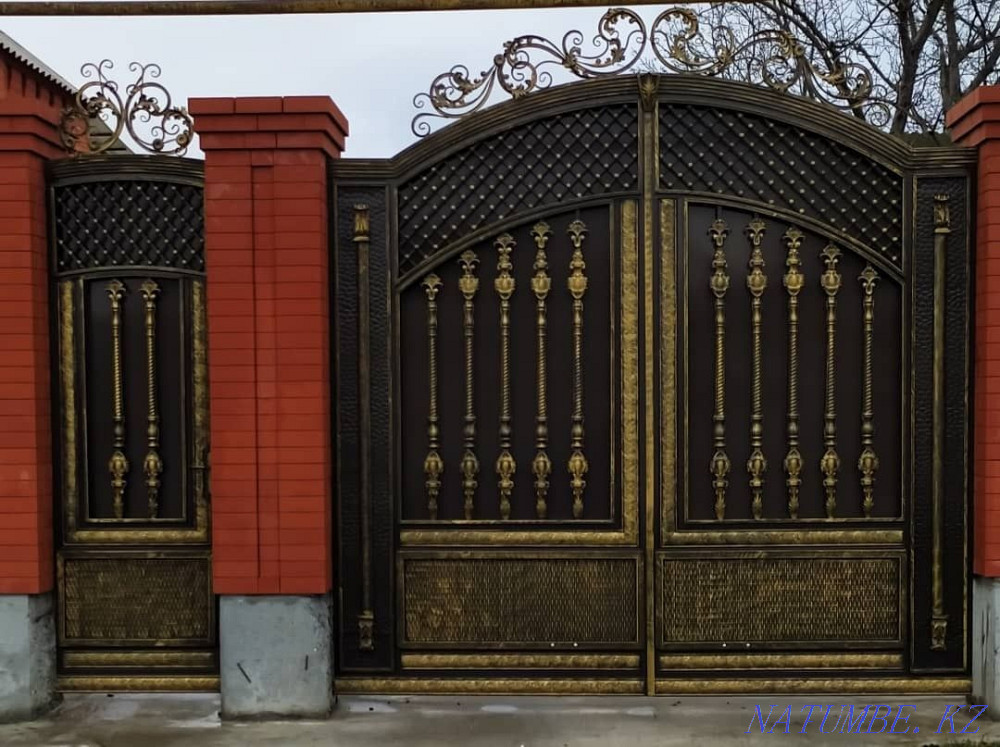 Ворота, варота, калитка, ?а?па, ворота на рассрочку через каспи.  - изображение 2