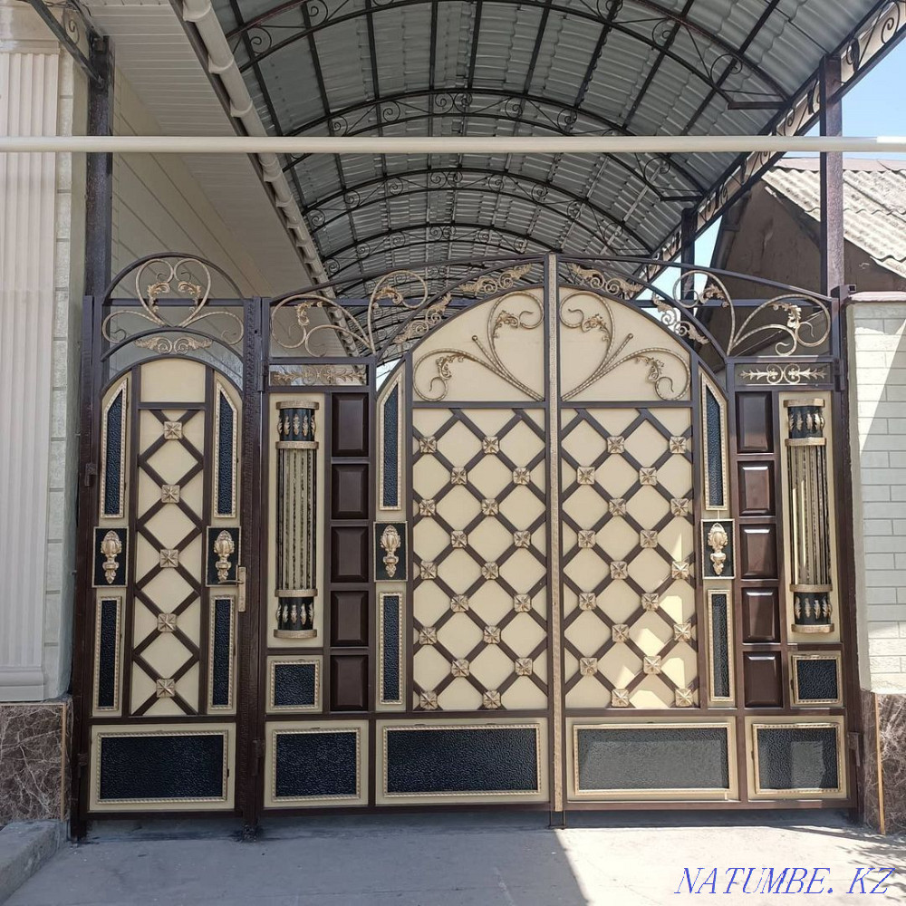 Ворота, варота, калитка, ?а?па, ворота на рассрочку через каспи.  - изображение 4