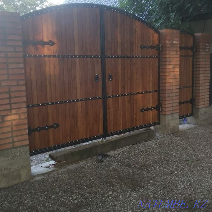 Ворота, варота, калитка, ?а?па, ворота на рассрочку через каспи.  - изображение 8