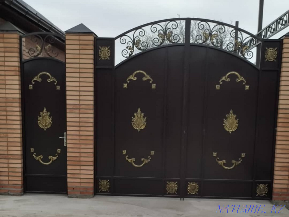 Ворота, варота, калитка, ?а?па, ворота на рассрочку через каспи.  - изображение 1