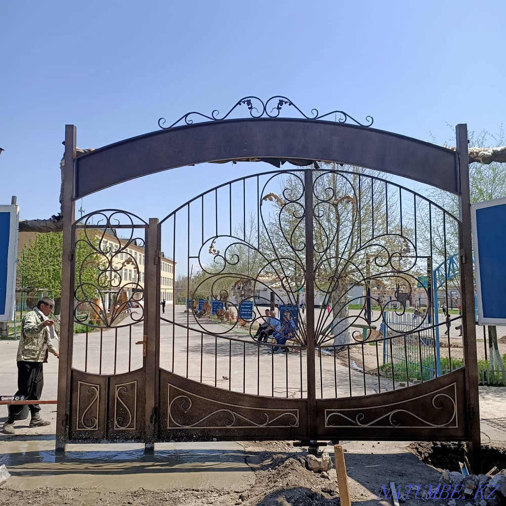 Ворота, варота, калитка, ?а?па, ворота на рассрочку через каспи.  - изображение 6