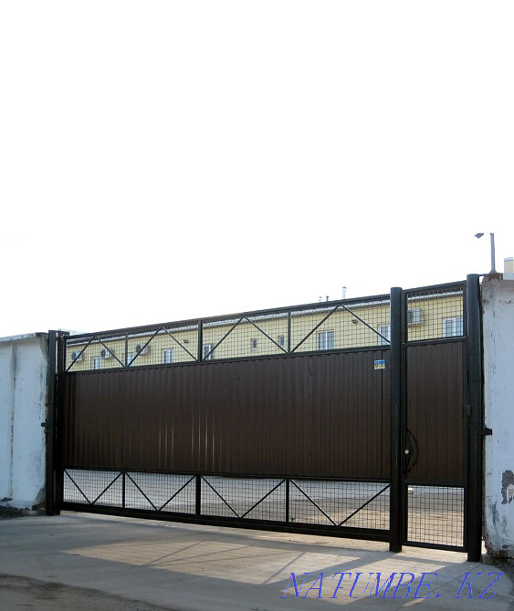 Ворота на заказ. Варота. ?а?па. Навес. Перила В рассрочку или в кредит Отеген батыра - изображение 5