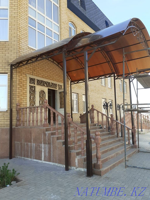 Навесы.навесы ,козырьки ограждение,заборы. Актобе - изображение 6