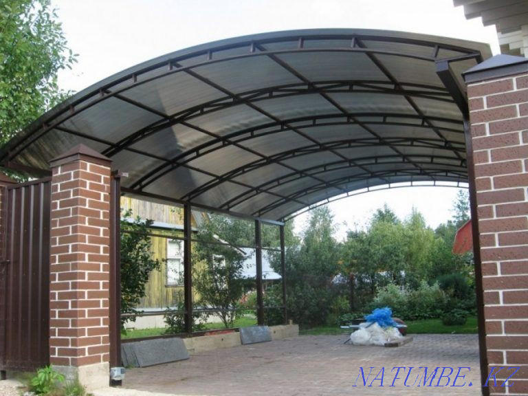 Навесы.навесы ,козырьки ограждение,заборы. Актобе - изображение 4