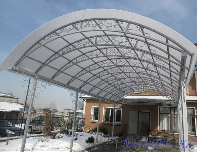 Canopy manufacturing. Letnik flight cafes. Visor Astana - photo 6