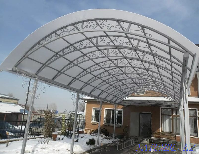 Canopy manufacturing. Letnik flight cafes. Visor Astana - photo 6