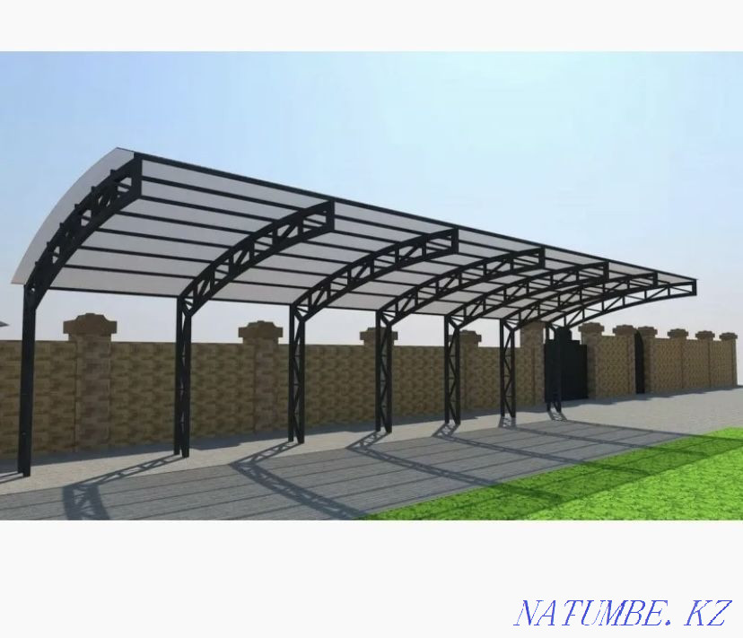 Canopy manufacturing. Letnik flight cafes. Visor Astana - photo 7