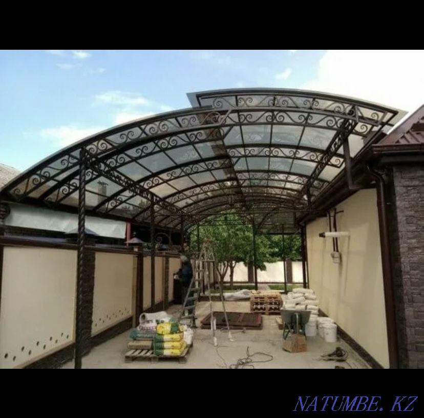 Canopy manufacturing. Letnik flight cafes. Visor Astana - photo 5