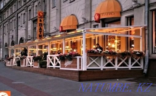 Canopy manufacturing. Letnik flight cafes. Visor Astana - photo 8