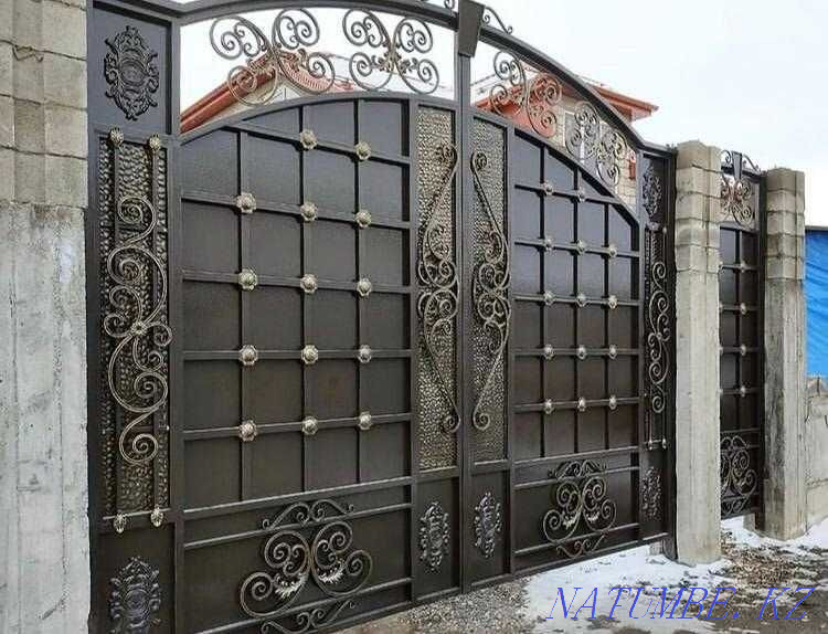 Ворота, Навес, козырек, решотка, итд. Атырау - изображение 5