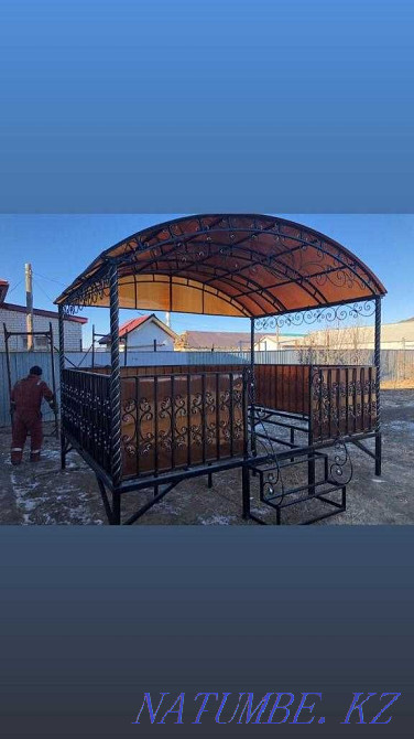 Ворота, Навес, козырек, решотка, итд. Атырау - изображение 8