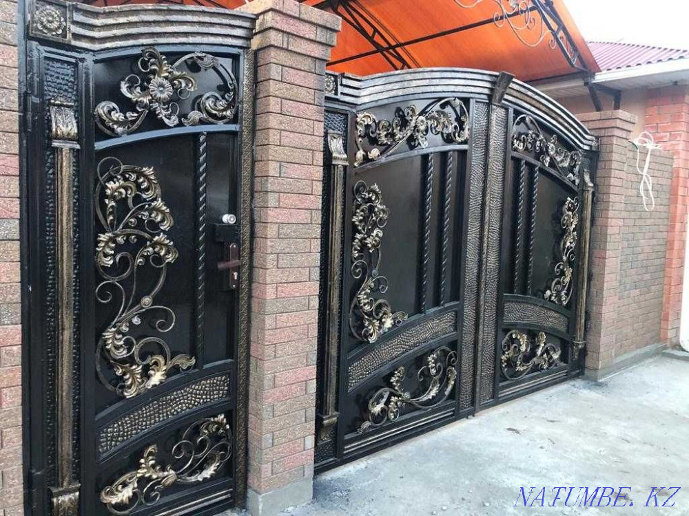 Ворота, Навес, козырек, решотка, итд. Атырау - изображение 1