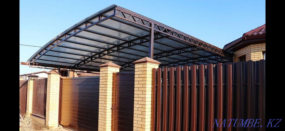 Metal structures fences, awnings Kokshetau - photo 5