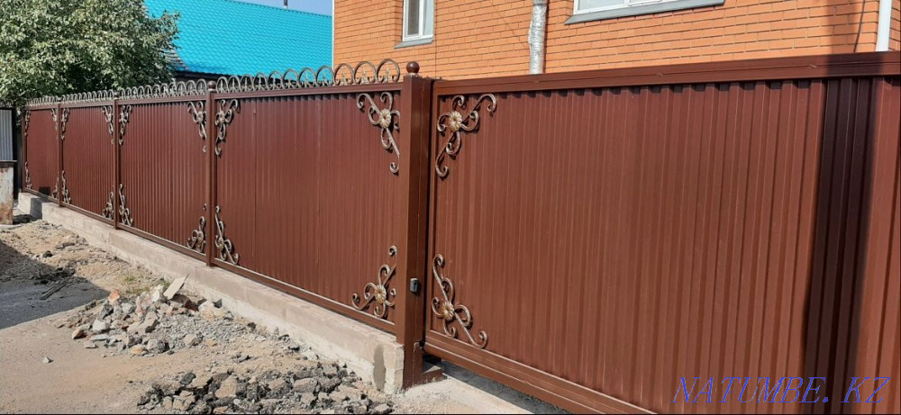 Metal structures fences, awnings Kokshetau - photo 8