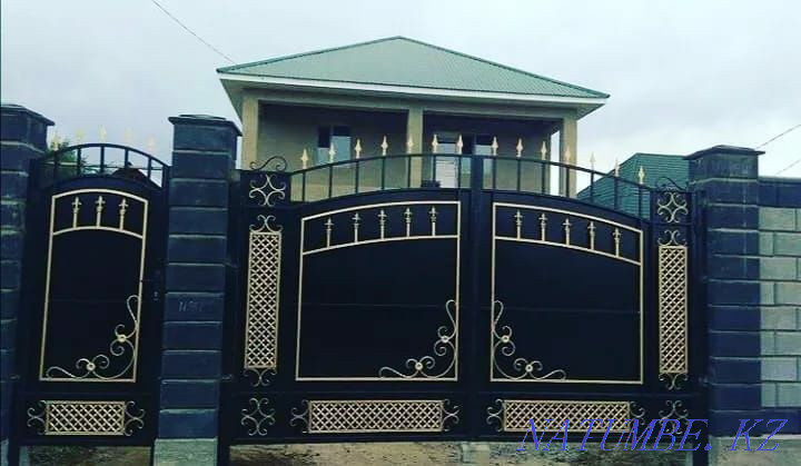 Ворота $ ?а?па $ ?оршау на заказ Талды?ор?ан  - изображение 5