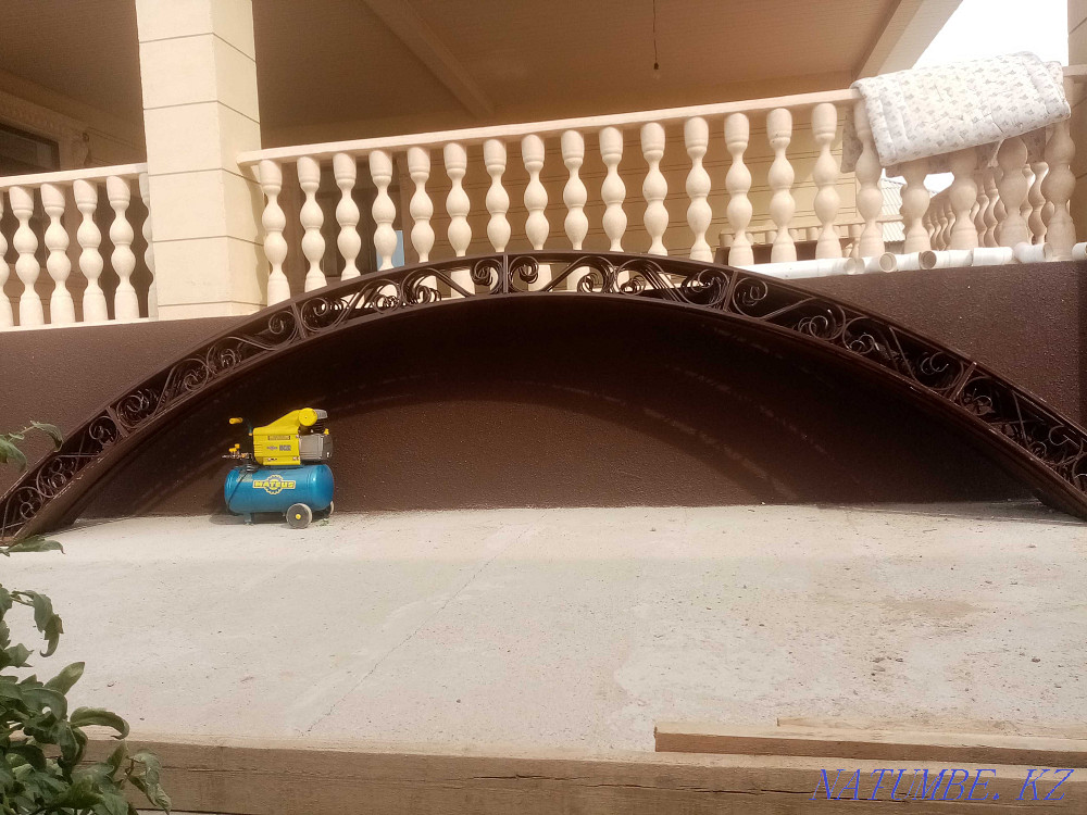 Canopy welder is not expensive. Canopy trestle bed railing.Urn Rack Taraz - photo 5