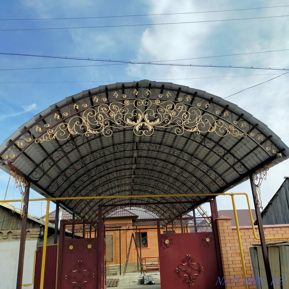 Навес, сварочный работа Кызылорда - изображение 6