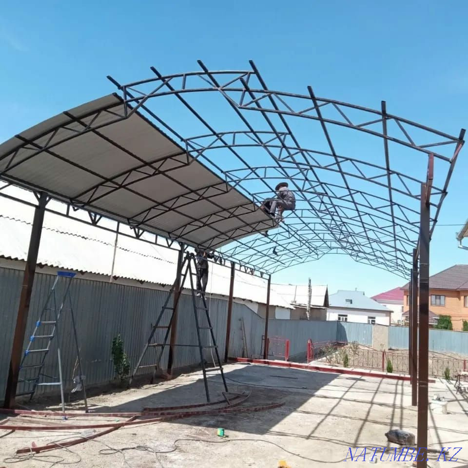 Навес, сварочный работа Кызылорда - изображение 8