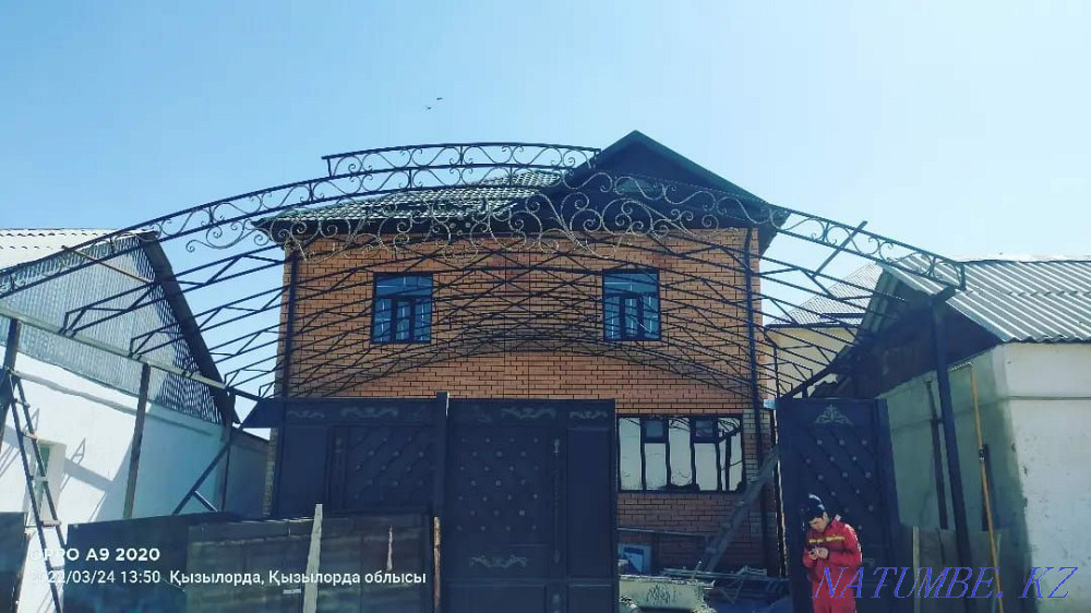 Навес, сварочный работа Кызылорда - изображение 4