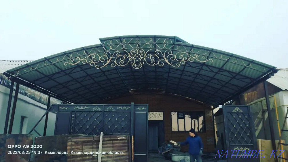 Навес, сварочный работа Кызылорда - изображение 2