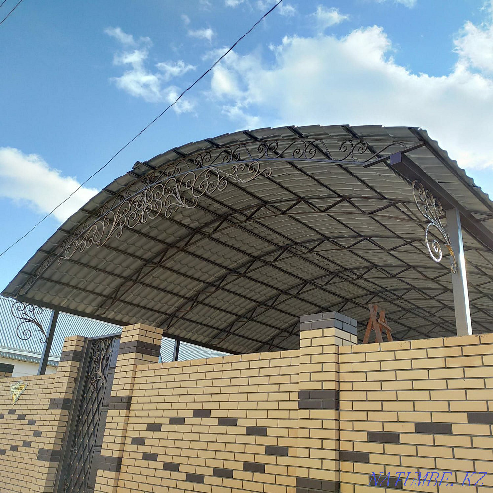 Навес, сварочный работа Кызылорда - изображение 7