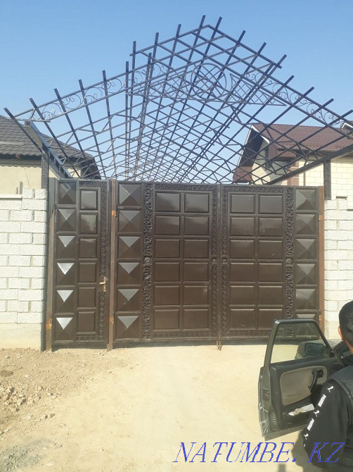 Навесы, ворота, покраска ворот, решётки, заборы Шымкент - изображение 6