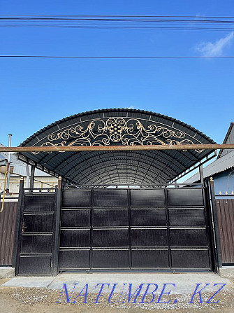 Canopy gate swing railing canopy pattern arch welding polycarbonate Aqtau - photo 1