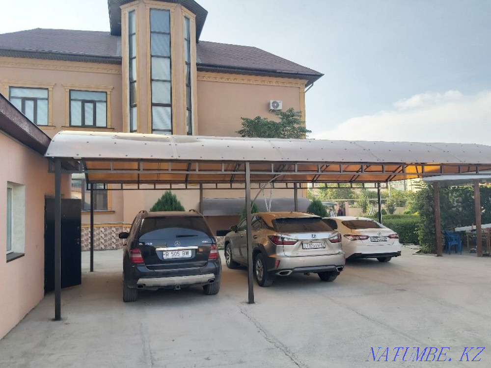 Навес сварка ворота решетки перила лестницы козырек узор тапчаны есік Актау - изображение 7