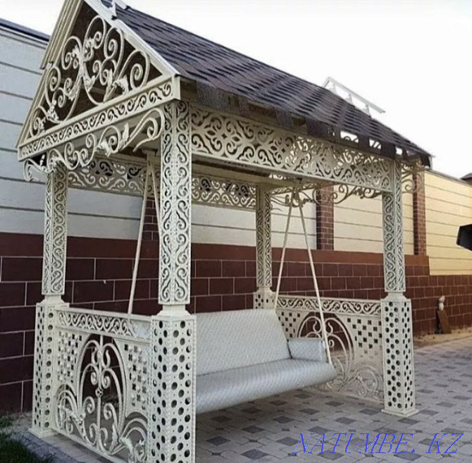 Canopy Gazebo Gate Darbaza Fence Swing Railing Varota Forging Shymkent - photo 7
