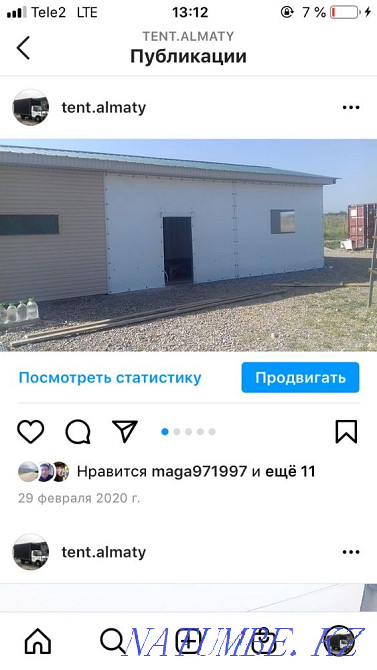 Production of an awning, tent and canopy Almaty - photo 6