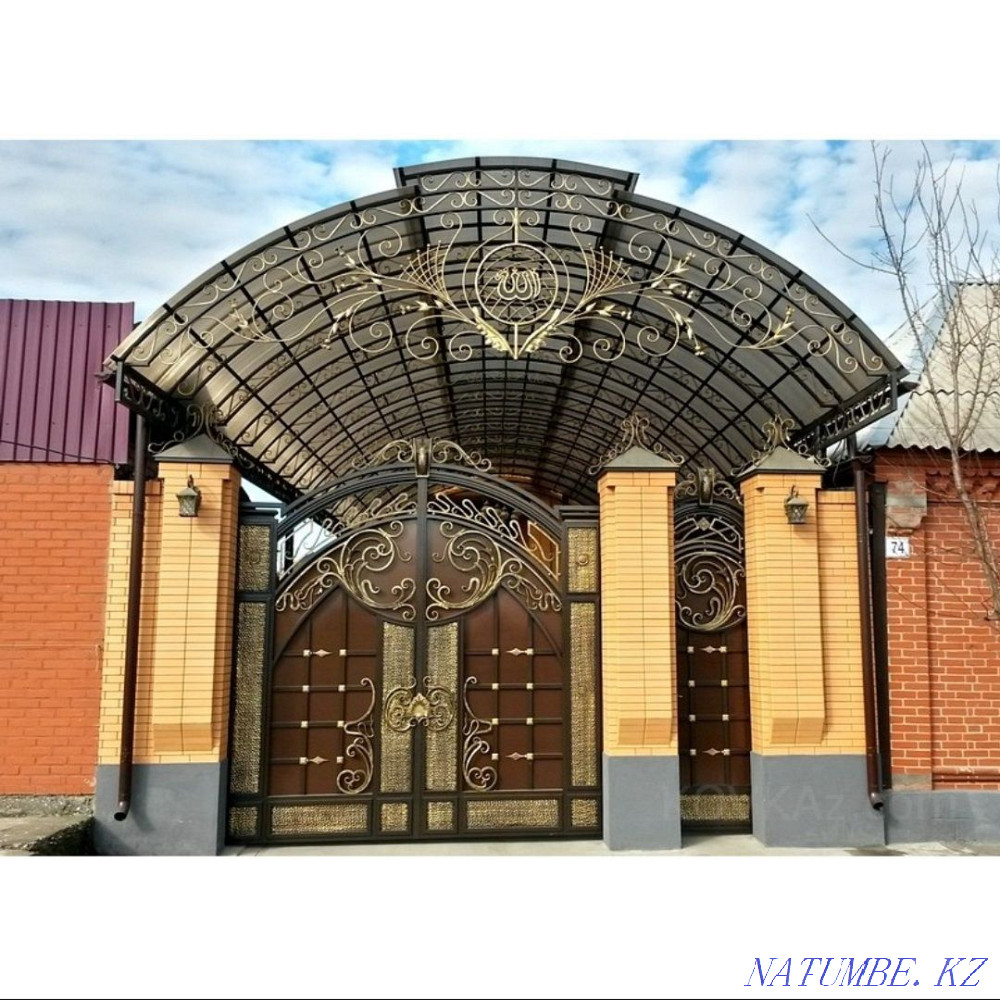 Навесы,ворота,калитки,перила Атырау - изображение 1