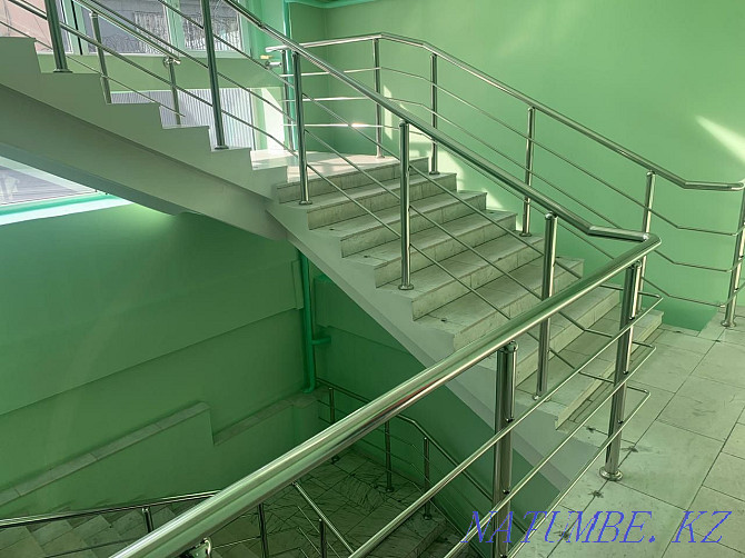 Quality stainless steel railing Almaty - photo 2