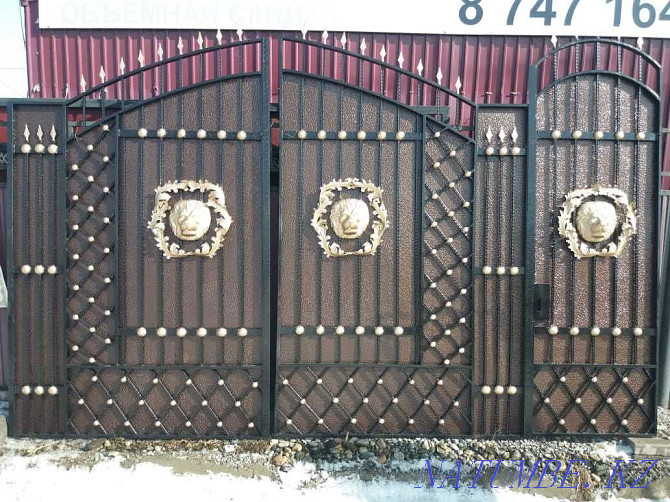 Ворота Двери Навесы Нержавейка Лестницы Качели Мангалы Талдыкорган - изображение 1