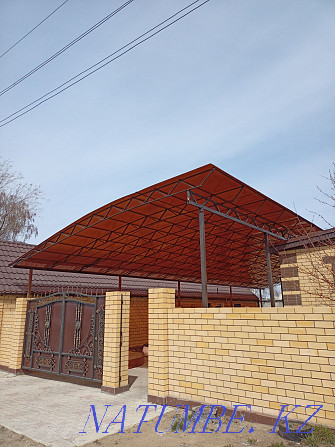 Let's make. canopies of any complexity. under polycarbonate, professional sheet. Муткенова - photo 2