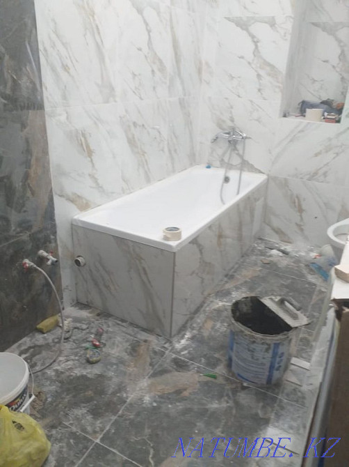 Кафелщик. Укладка кафель, плитка. Услуга сантехника Астана - изображение 6