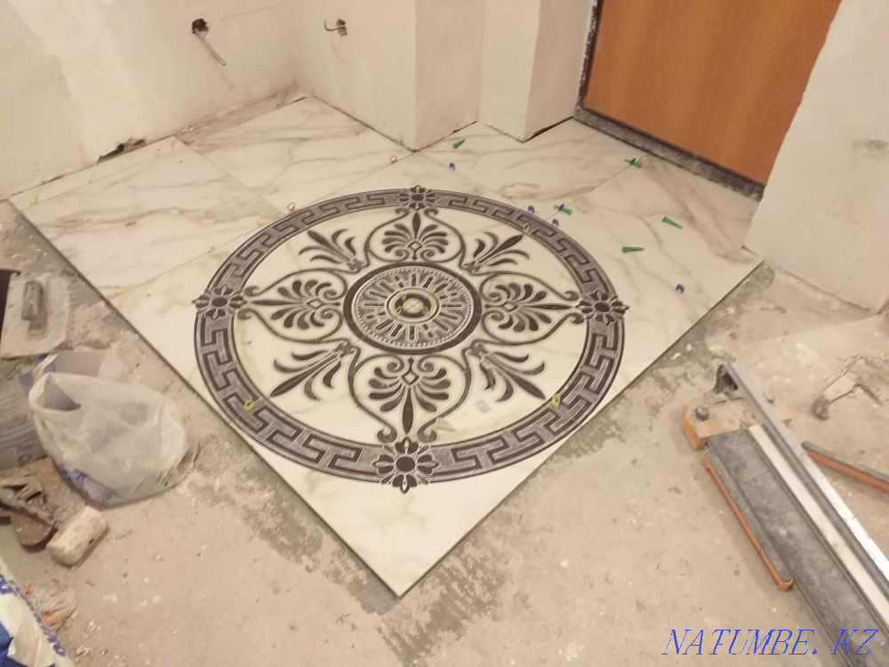 Кафелщик. Укладка кафель, плитка. Услуга сантехника Астана - изображение 2