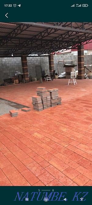 Укладка брюсчатки установка бордюров Алматы - изображение 3