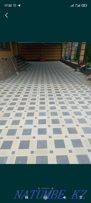 Укладка брюсчатки установка бордюров Алматы - изображение 2