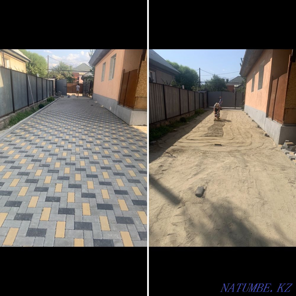 Укладка брусчатки Алматы - изображение 2