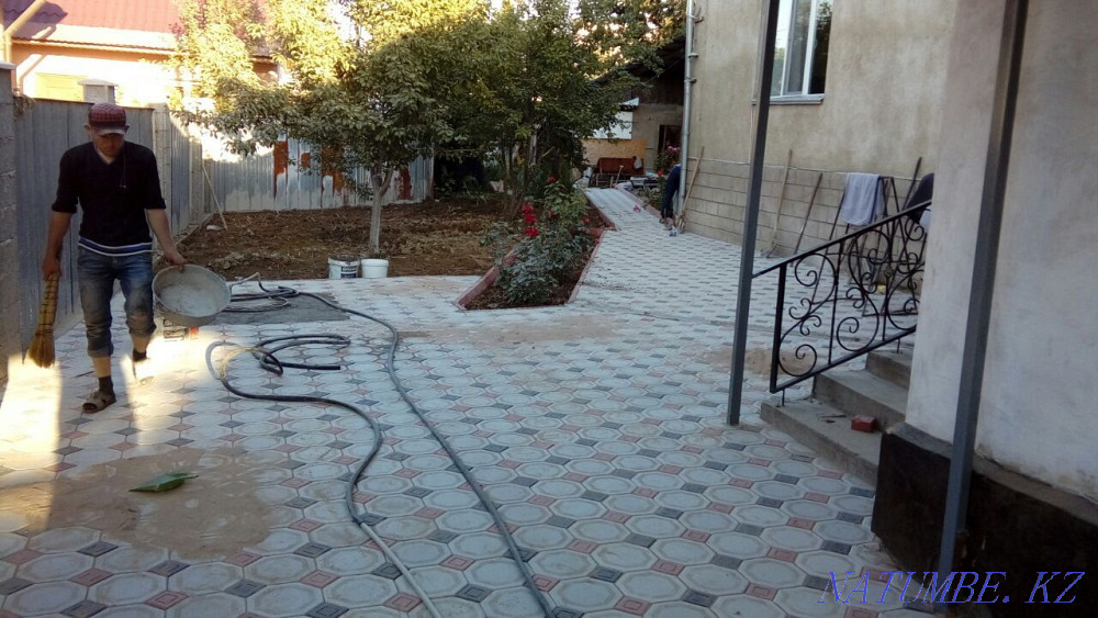 Укладка брусчатка Алматы - изображение 5