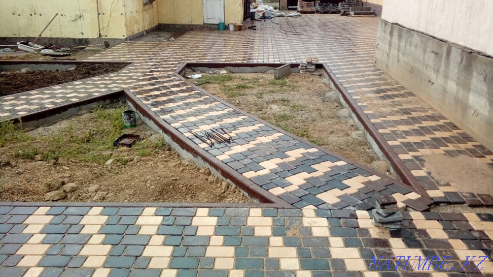 Укладка брусчатка Алматы - изображение 1