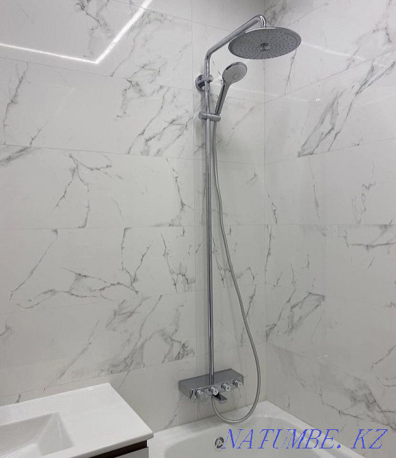 Кафельщик, укладка кафеля, керамогранита,мозаики,ванны под ключ, гкл Алматы - изображение 6