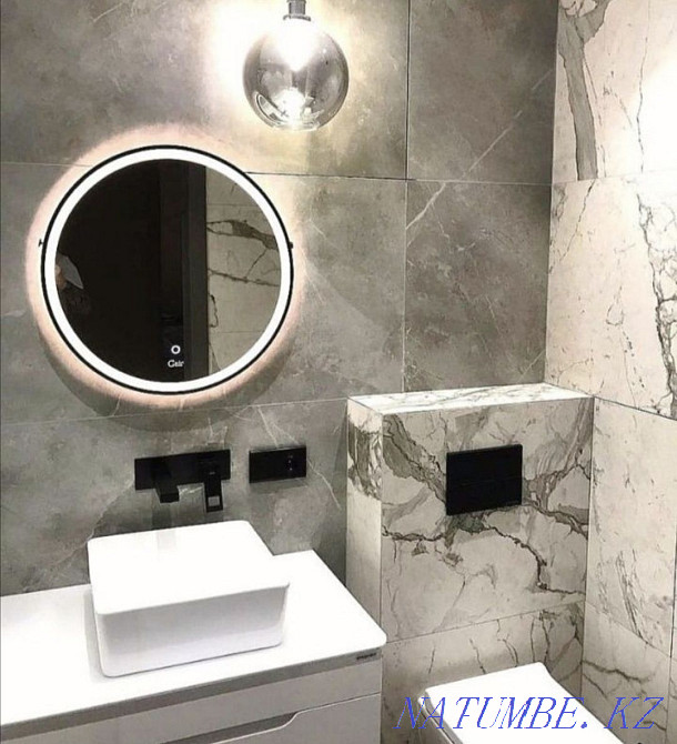 The tiler I put porcelain stoneware and tiles in the photo is my work Almaty - photo 8