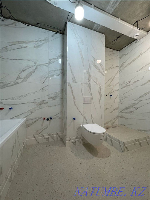 The tiler I put porcelain stoneware and tiles in the photo is my work Almaty - photo 4