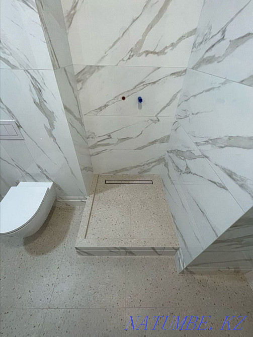 The tiler I put porcelain stoneware and tiles in the photo is my work Almaty - photo 5