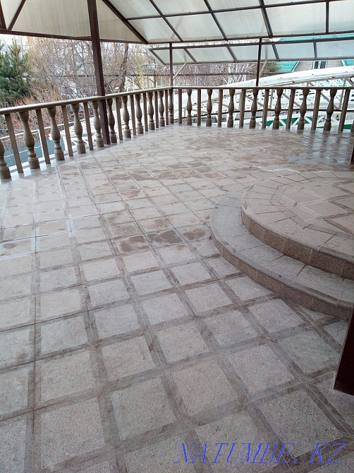 Сенімді команда. Тротуар тақтасы. Гранитті, травертинді орнату.  Алматы - изображение 3
