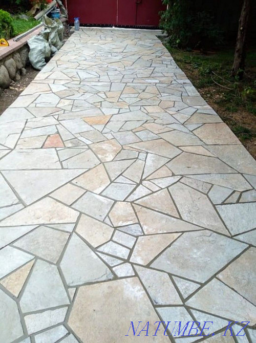 Сенімді команда. Тротуар тақтасы. Гранитті, травертинді орнату.  Алматы - изображение 7
